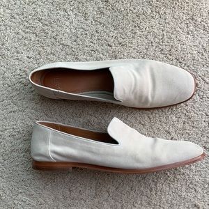 Franco Sarto suede slip ons